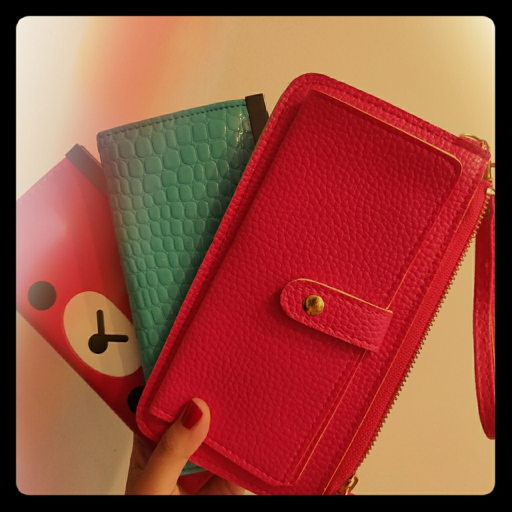 Set of 3 cute wallets purses